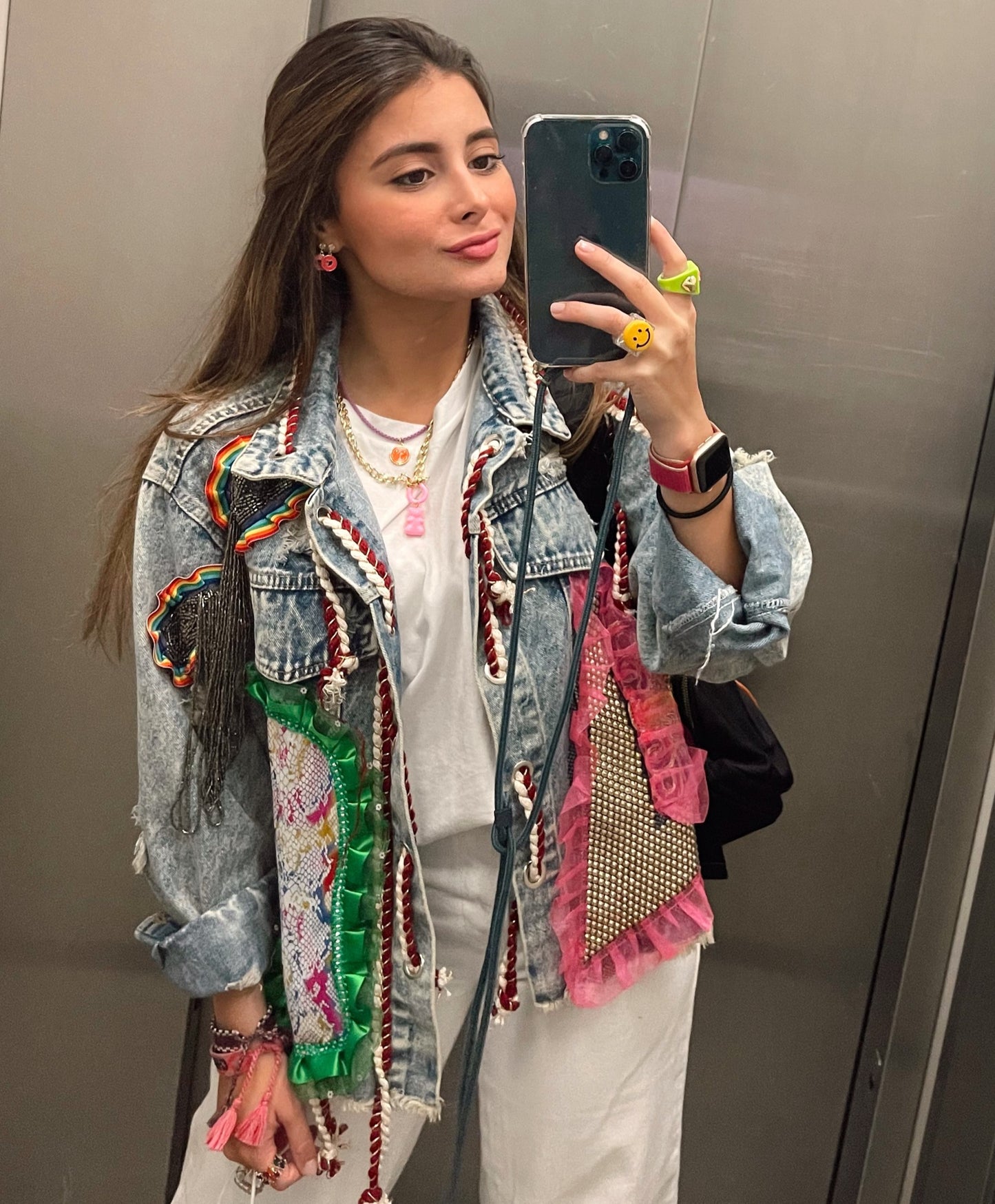 Patch Denim Jacket